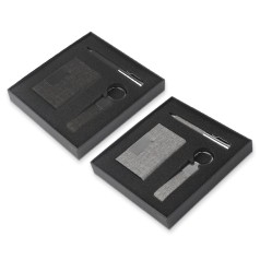 Kit Executivo rPET e Metal - 3 Peças Personalizado