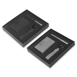 Kit Executivo rPET e Metal - 3 Peças Personalizado