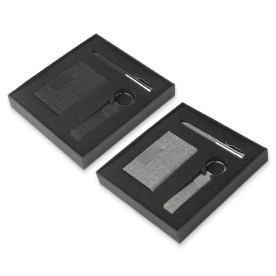 Kit Executivo rPET e Metal - 3 Peças Personalizado