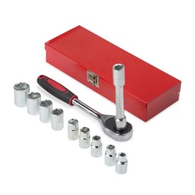 Kit Ferramenta 12 Peças com Estojo Metal Personalizado