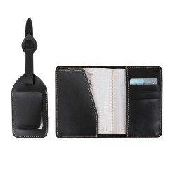 Kit Viagem 2 Peças em Couro Sintético Personalizado