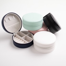 Porta joias de couro sintético c/ 9,8 cm Personalizado