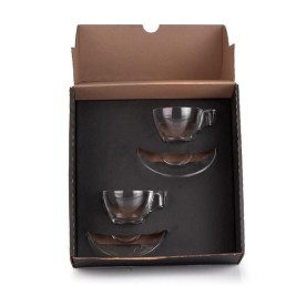 Jogo de Xícaras em Vidro Personalizado