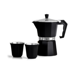 Kit Café com Cafeteira Italiana Personalizado