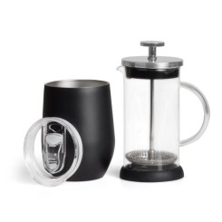 Kit Prensa Francesa e Copo Térmico Personalizado