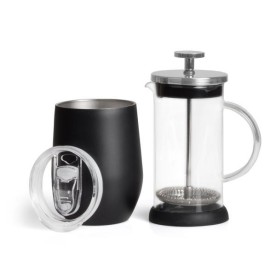 Kit Prensa Francesa e Copo Térmico Personalizado