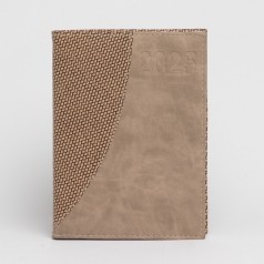 Agenda Diária 2026 Couro Sintético Personalizada