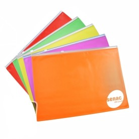 Pasta Zip Zap A4 Básica Reciclável Personalizada
