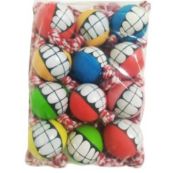 Bolinha Sorriso com Corda para Pets Personalizada