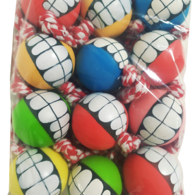 Bolinha para Pets com Corda Personalizada