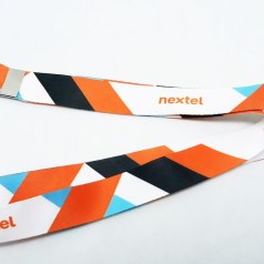 Cordão Poliéster Acetinado com Argola Personalizado