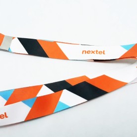 Cordão Poliéster Acetinado com Argola Personalizado