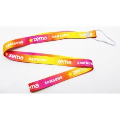 Cordão Poliéster Acetinado com Argola Pêra Personalizado
