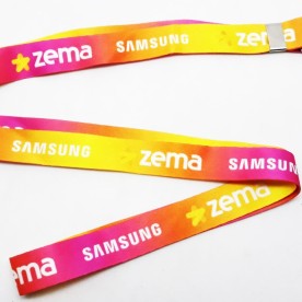 Cordão Poliéster Acetinado com Argola Pêra Personalizado