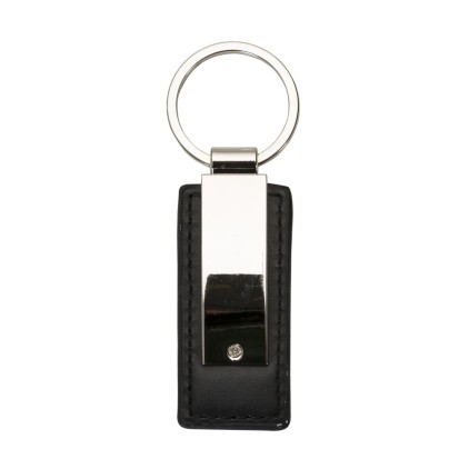 Chaveiro de Metal e Couro Brilhante Personalizado