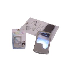 Lupa de Plástico com Luz Personalizada