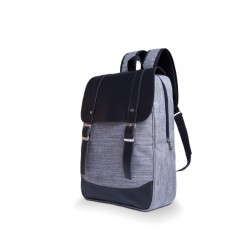 Mochila para Notebook com Detalhes em Couro Personalizada