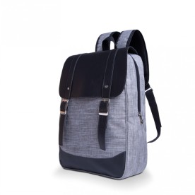Mochila para Notebook com Detalhes em Couro Personalizada