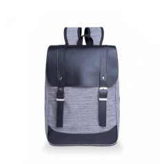 Mochila para Notebook com Detalhes em Couro Personalizada
