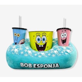 Kit Almofada com Porta Pipoca Personalizado