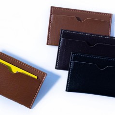 Porta Cartão Slim em Couro Personalizado