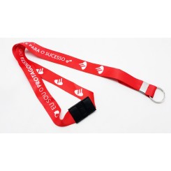 Cordão Crachá Poliéster com Trava Personalizado