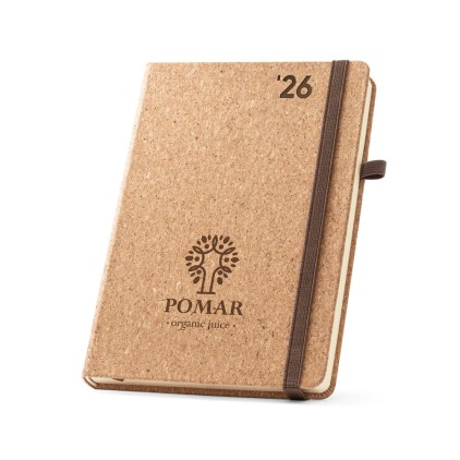 Agenda A5 em Cortiça Personalizada