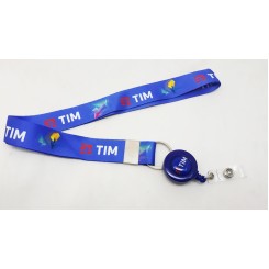 Cordão Poliéster Acetinado Roller Clip Personalizado