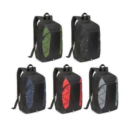 Mochila em 600D com detalhes em ripstop colorido 16 L