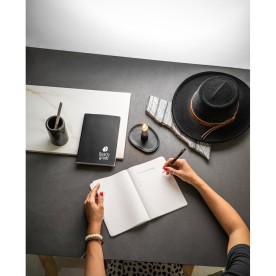 Caderno A5 Capa Flexível Papel Pedra Personalizado