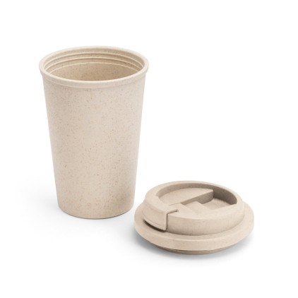 Copo de Viagem Sustentável em Fibra de Bambu Personalizado