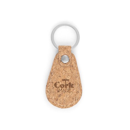 Chaveiro em cortiça MILLAU. Personalizado