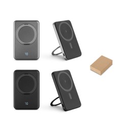 Bateria portátil magnética em ABS 100% de 5.000 mAh