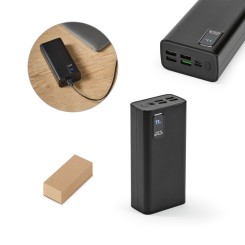 Bateria Portátil em ABS Reciclado 30.000 mAh Personalizada