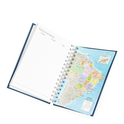 Agenda Diária 2026 Capa Prime Personalizada