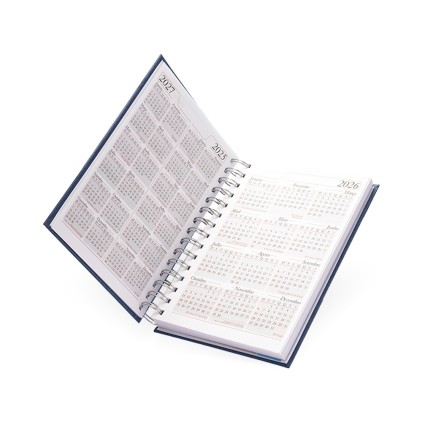 Agenda Diária 2026 Metalizada Personalizada