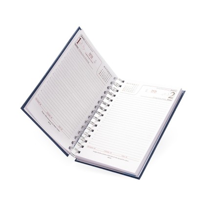 Agenda Diária 2026 Metalizada Personalizada