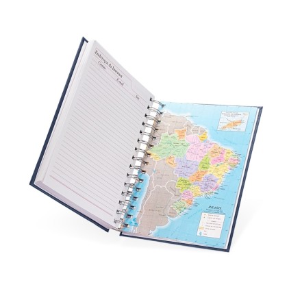 Agenda Diária 2026 Metalizada Personalizada