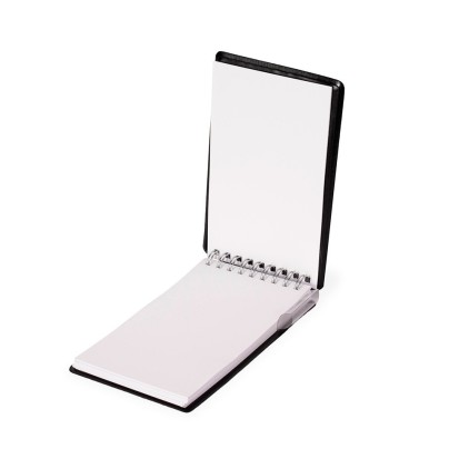 Bloco Anotações Couro Sintético Espiral Personalizado