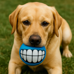 Bolinha Anti Stress Sorriso em Vinil Personalizada