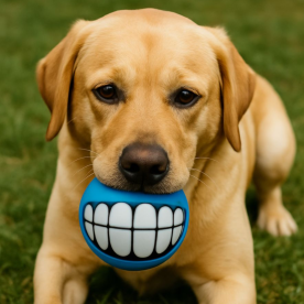 Bolinha Anti Stress Sorriso em Vinil Personalizada