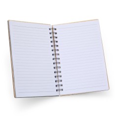 Caderno em Bambu com Espiral Personalizado