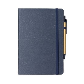 Caderneta com Caneta de Fibra de Arroz Personalizada