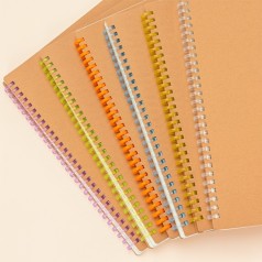 Caderneta Kraft com Espiral Personalizada