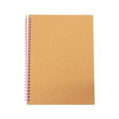 Caderneta Kraft com Espiral Personalizada
