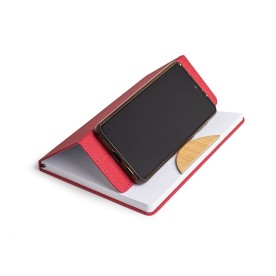Caderneta rPET com Suporte Celular Personalizada