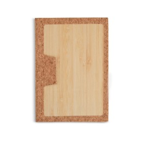Caderneta de Bambu com Cortiça Personalizada