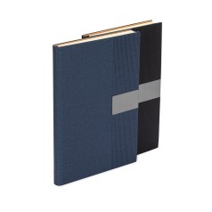 Caderneta em Couro Sintético com Placa Personalizada