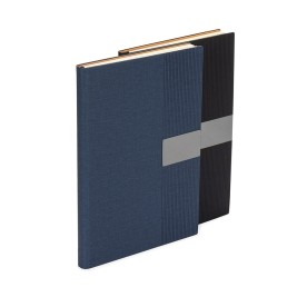 Caderneta em Couro Sintético com Placa Personalizada