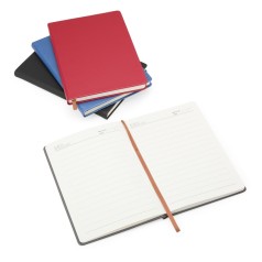 Caderneta em PU Texturizada com Pauta Personalizada